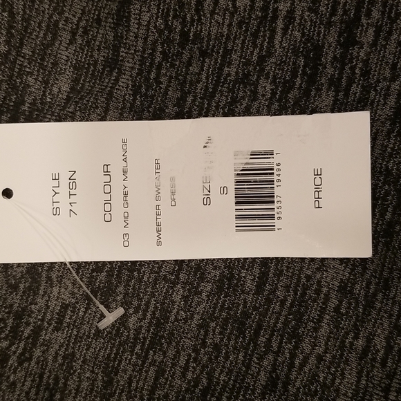 💕FRENCH CONNECTION💕 Sweeter Midi Sweater Dress ~ Grey Melange Small S NWT - Picture 14 of 15